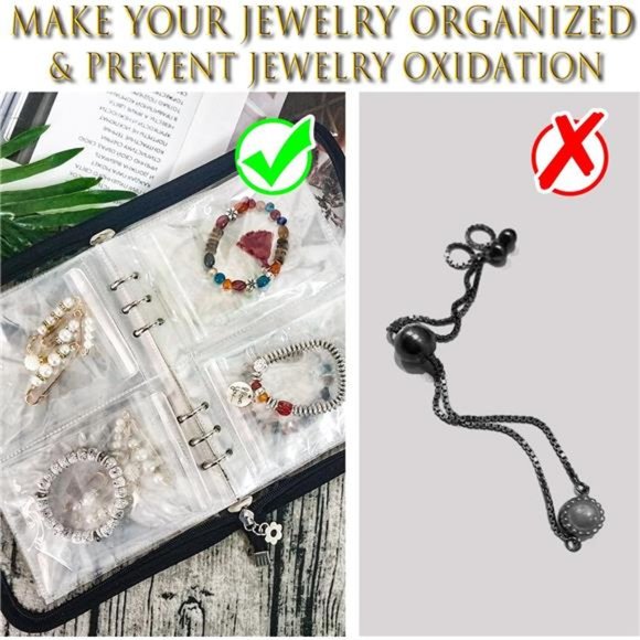 Bracelet Holder Travel Jewelry Organizer Case Transparent Jewelry Storage - Picture 5 of 7